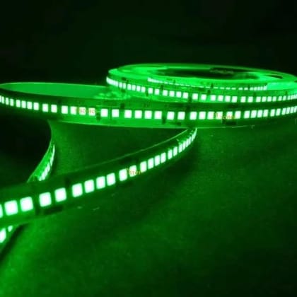 SPARKWORLD 5 Meter Green LED Strip Light | High-Brightness SMD LED Rope | Flexible Decorative Light for Home, Diwali, Party, and Outdoor Use