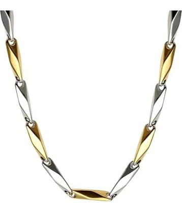 THRIFTKART Gold Plated Stainless Steel Chain ( Pack of 1 )