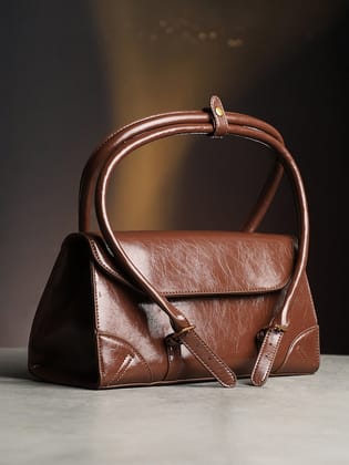 The Coreline Satchel Bag - Mocha Brown-Satchel Bag