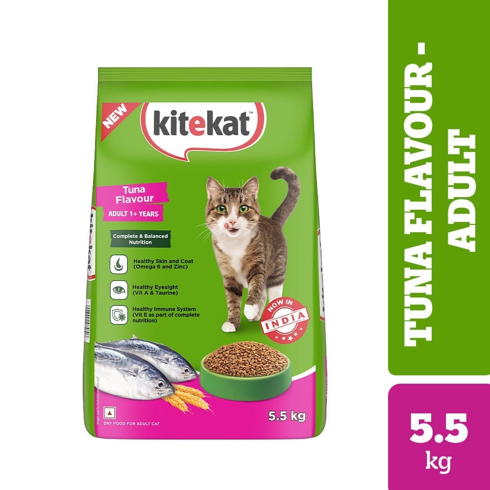 Kitekat Tuna Flavour Adult (1+ Years) Dry Cat Food 5.5kg