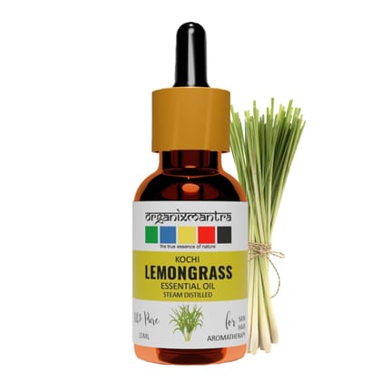 Organix Mantra Kochi Lemongrass Essential Oil 15ML Organix Mantra Kochi Lemongrass Essential Oil 15ML