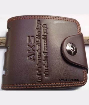 Woodstar PU Brown Casual Regular Wallet