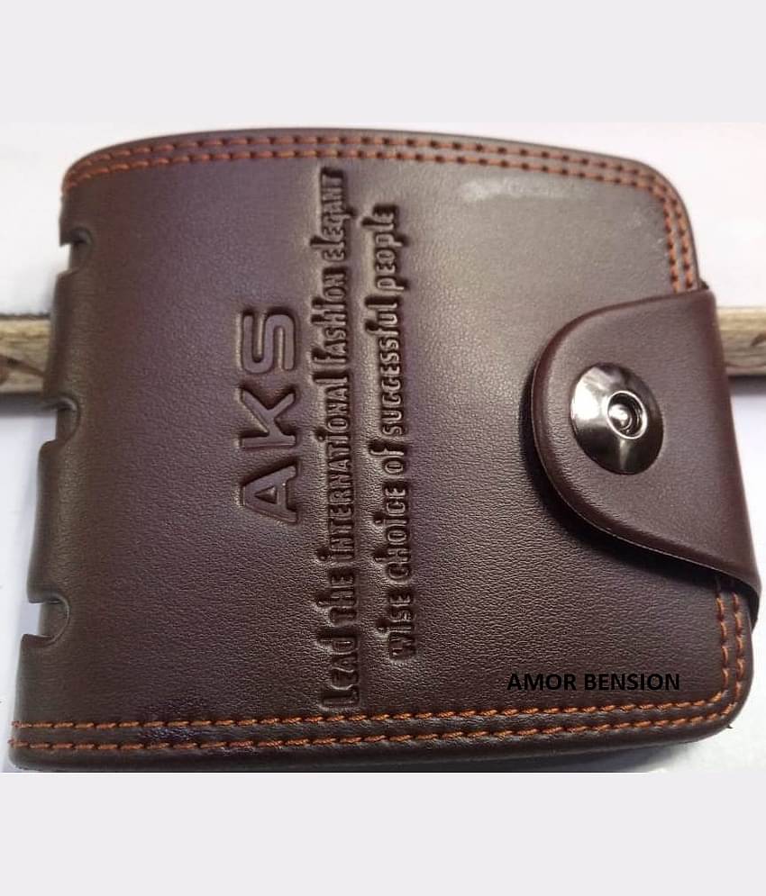 Woodstar PU Brown Casual Regular Wallet