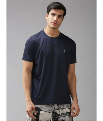 EPPE - Navy Blue Polyester Regular Fit Men's Sports T-Shirt ( Pack of 1 )