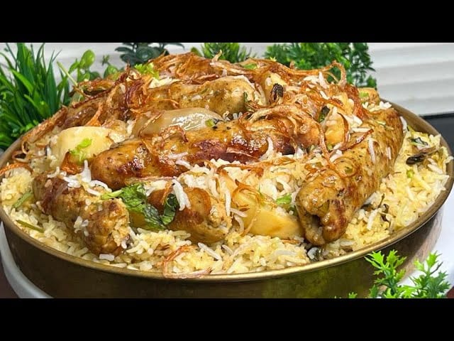 Chicken seekh biryani [8 person]