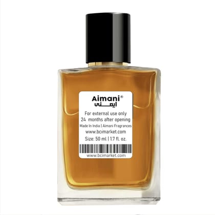 Aimani Oud Kalimat Eau De Parfum For Men & Women | Long-Lasting Arabian Fragrance | 50 Ml