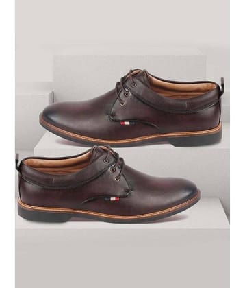 Fausto Brown Men's Oxford Formal Shoes