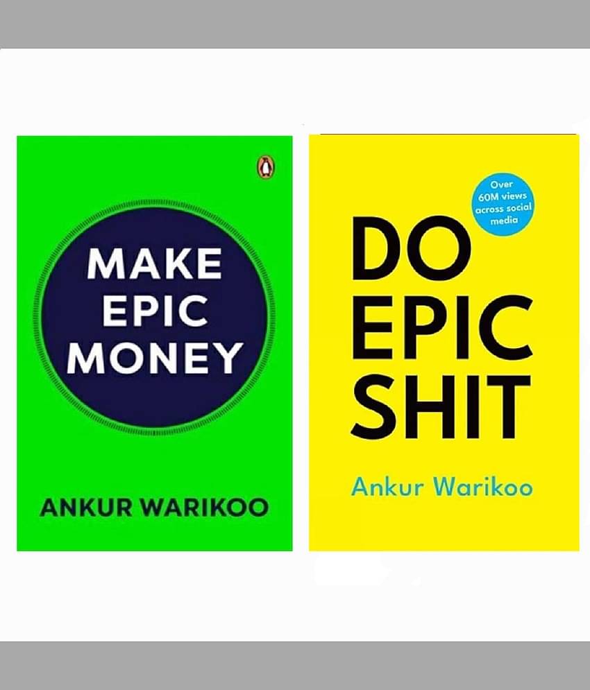 ( Combo Of 2 Pack ) Do Epic Shit & Make Epic Money , English , Paperback , By Ankur Warikoo
