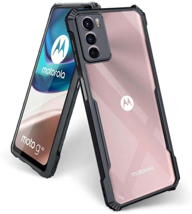 PLUGTECH Slim Shockproof Case | Matte Black Soft | Drop Protection | Precise Cutouts | Premium Mobile Cover for Moto G42