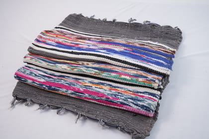 Grey Base Multicolor Handmade Dari