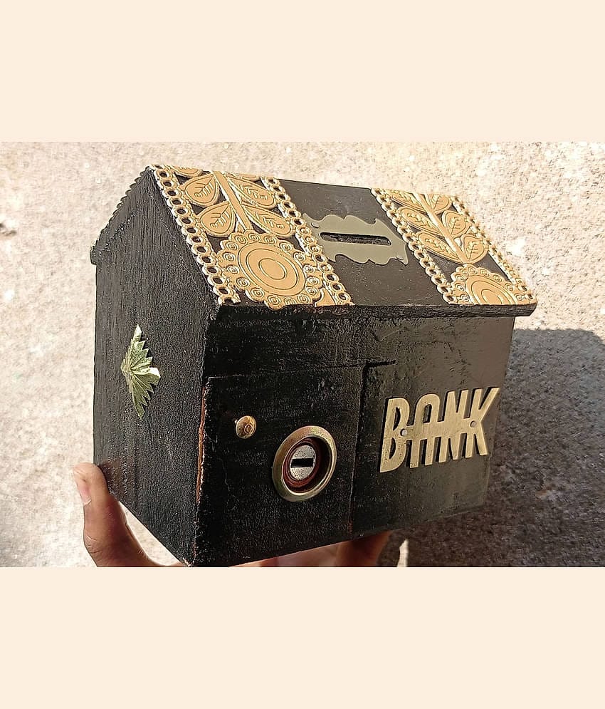 SWH Wood Piggy Bank - Pack of 1