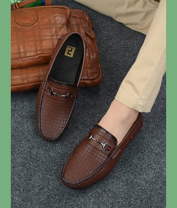 Footloose Brown Men's Slip on