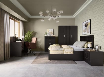 Chocolate V2 Study Table - Cola Rain Color Chocolate V2 Study Table - Cola Rain Color
