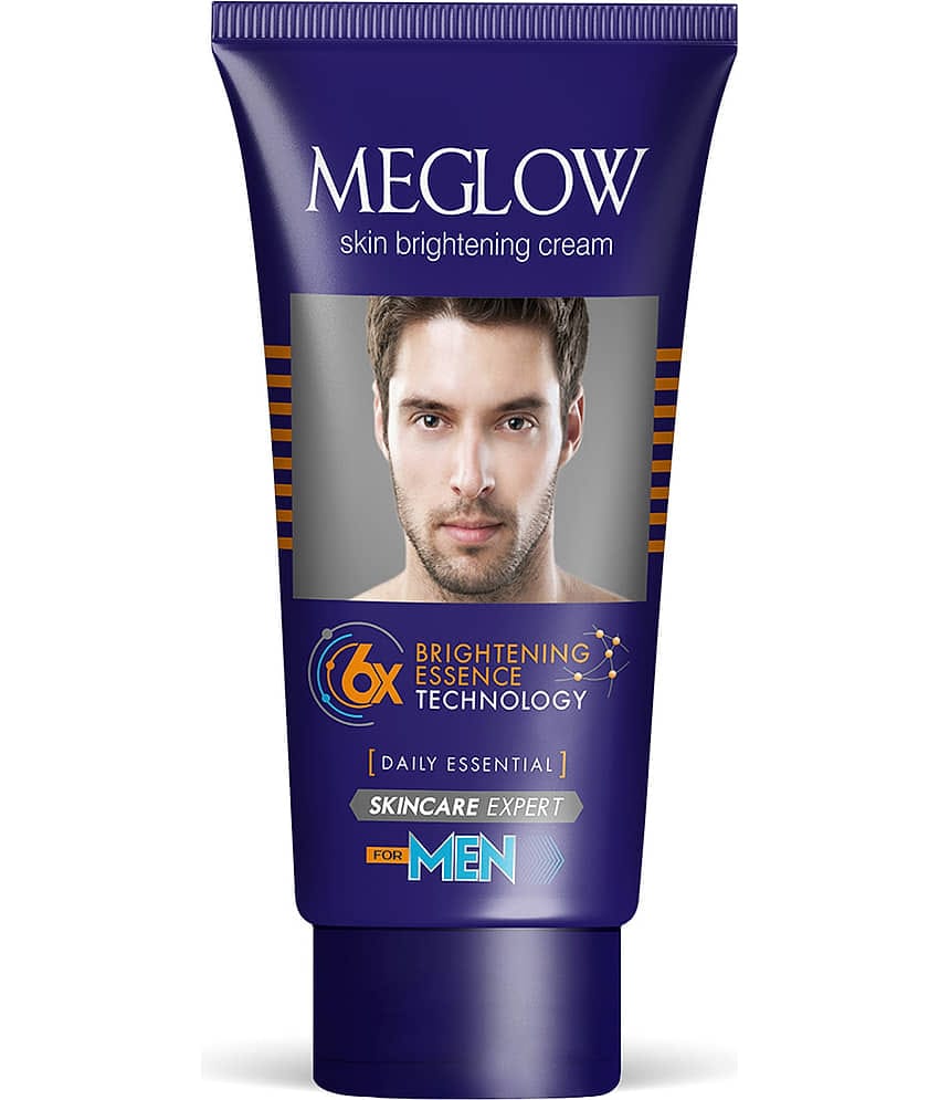 Meglow Skin Brightening Cream For Men Face Cream For Glowing Skin with Vitamin-E 50g