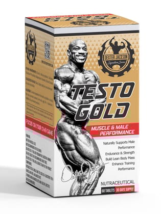 Dexter Jackson Testo Gold, 60 count