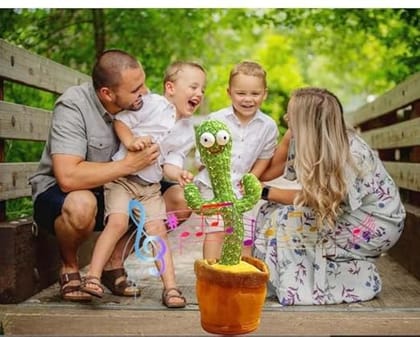 Cute Dancing and Talking Cactus Plush Toy with Music, Singing, Voice Recording and Mimic Function | Interactive Soft Stuffed Educational Toy for Kids, Toddlers, Boys and Girls | Fun Birthday, Holiday and Return Gift Toy (31 cm) Cute Dancing and Talking Cactus Plush Toy with Music, Singing, Voice Recording and Mimic Function | Interactive Soft Stuffed Educational Toy for Kids, Toddlers, Boys and Girls | Fun Birthday, Holiday and Return Gift Toy (31 cm)