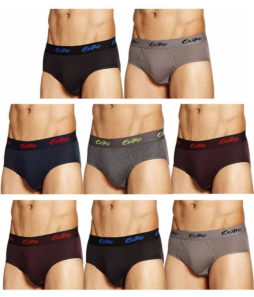 Euro Multi Brief Pack of 8