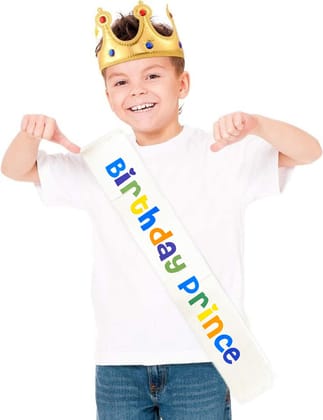 Birthday Prince Sash Birthday Prince Sash