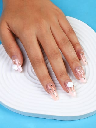 The Rosa Press-On Nails - Soft Pink-Nails