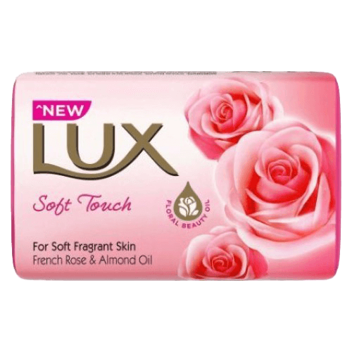 Lux Bathing Soap Soft Touch French Rose And Almond Oil 150g