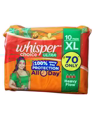 WHISPER CHOICE ULTRA XL 10PADS