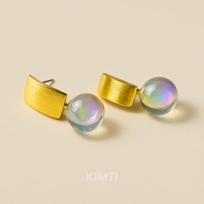Golden Aurora Drops Earring