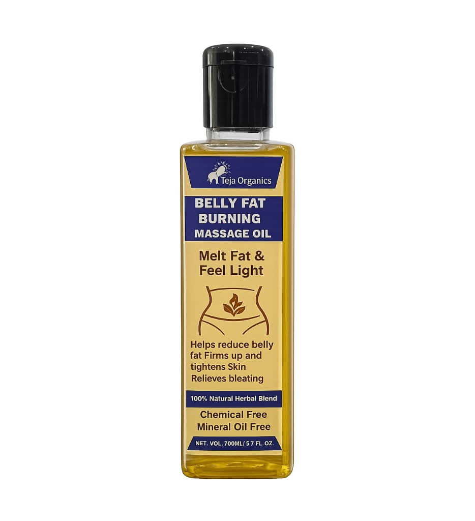 Belly Fat Burning Herbal Massage Oil 200ml | Firming & Toning  |  For Abdomen, Waist & Body