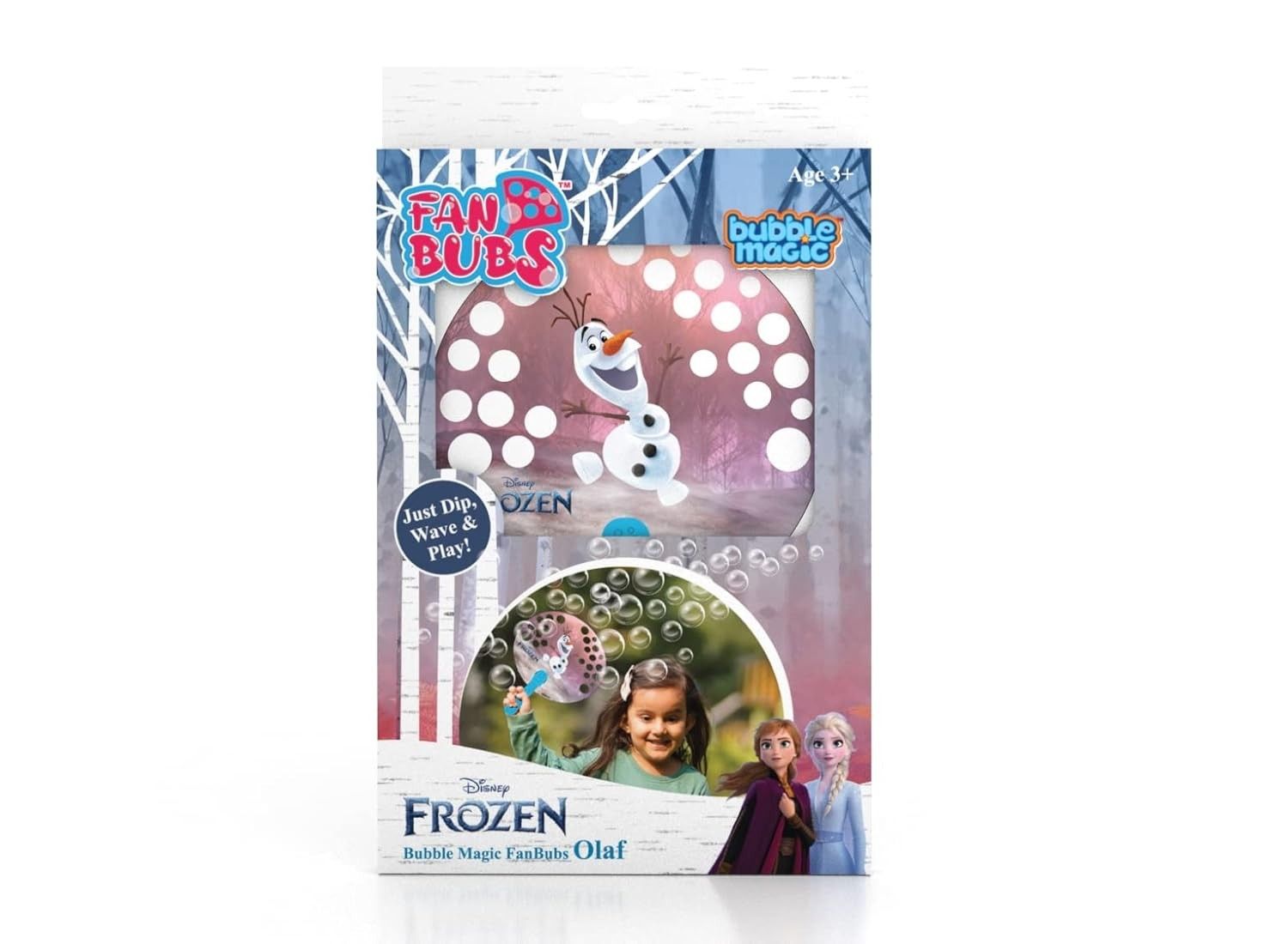 Bubble Magic FanBubs Olaf Theme For Kids 3 Years and Above