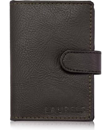 Laurels Faux Leather Brown Casual Short Wallet