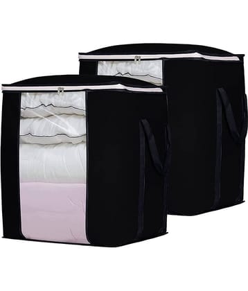 Double R Bags - Black Fabric Storage Bag & Trunk Pack of 6