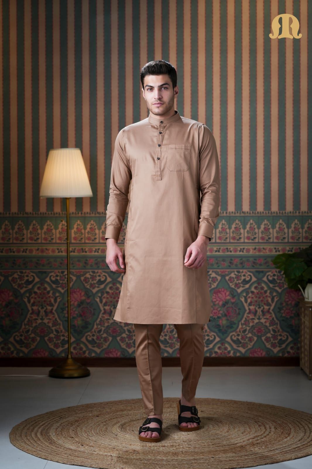 Terfi Kali Kurta Brown 2.0 for Men-S