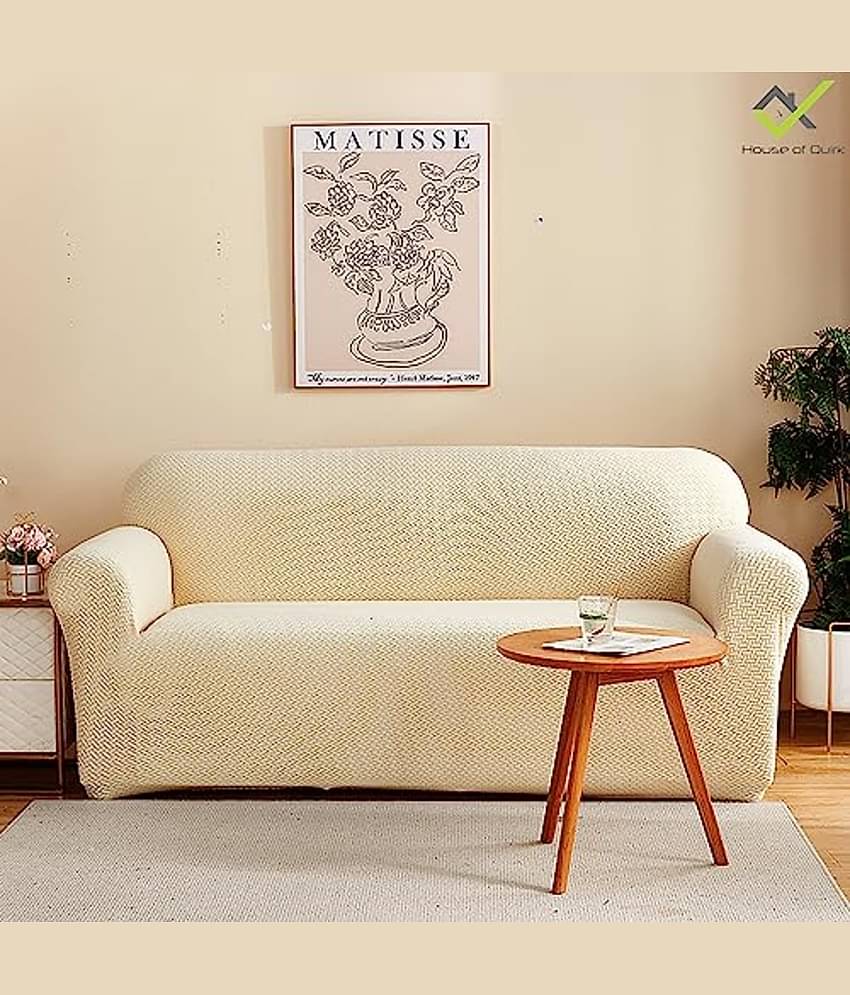 House Of Quirk 1 Seater Polyester Sofa Cover ( Pack of 1 )