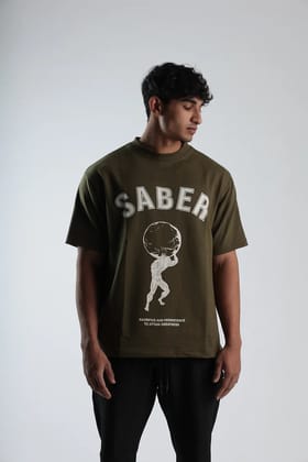 THE ATLAS TEE V2 [OLIVE]-XS