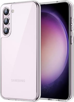 JGD PRODUCTS for Samsung Galaxy S23 Plus 5G (2023) Premium Transparent Hybrid Soft Slim Dust Proof Back Case Cover with Camera Protection JGD PRODUCTS for Samsung Galaxy S23 Plus 5G (2023) Premium Transparent Hybrid Soft Slim Dust Proof Back Case Cover w