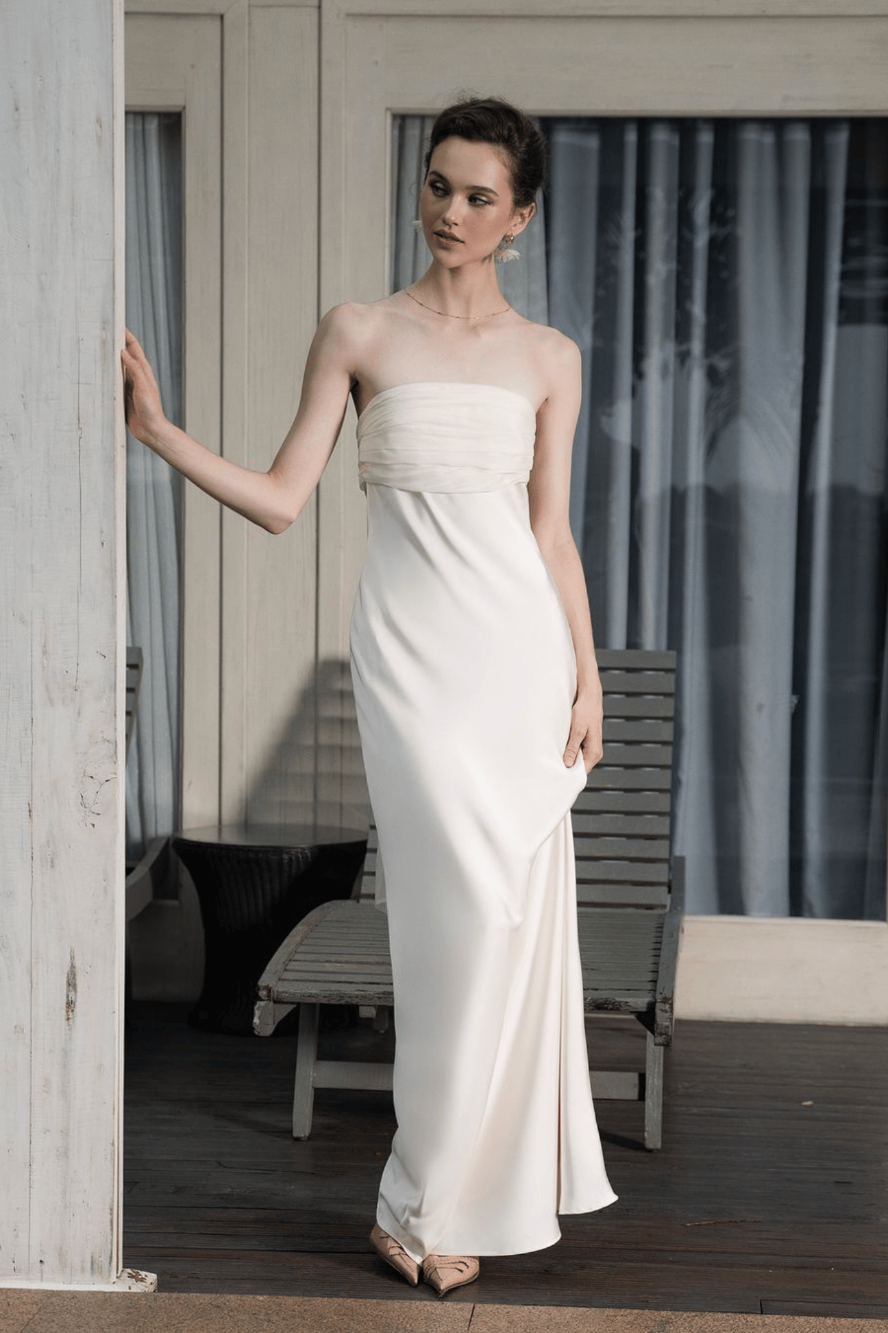 Rachel Dress-White / XXS