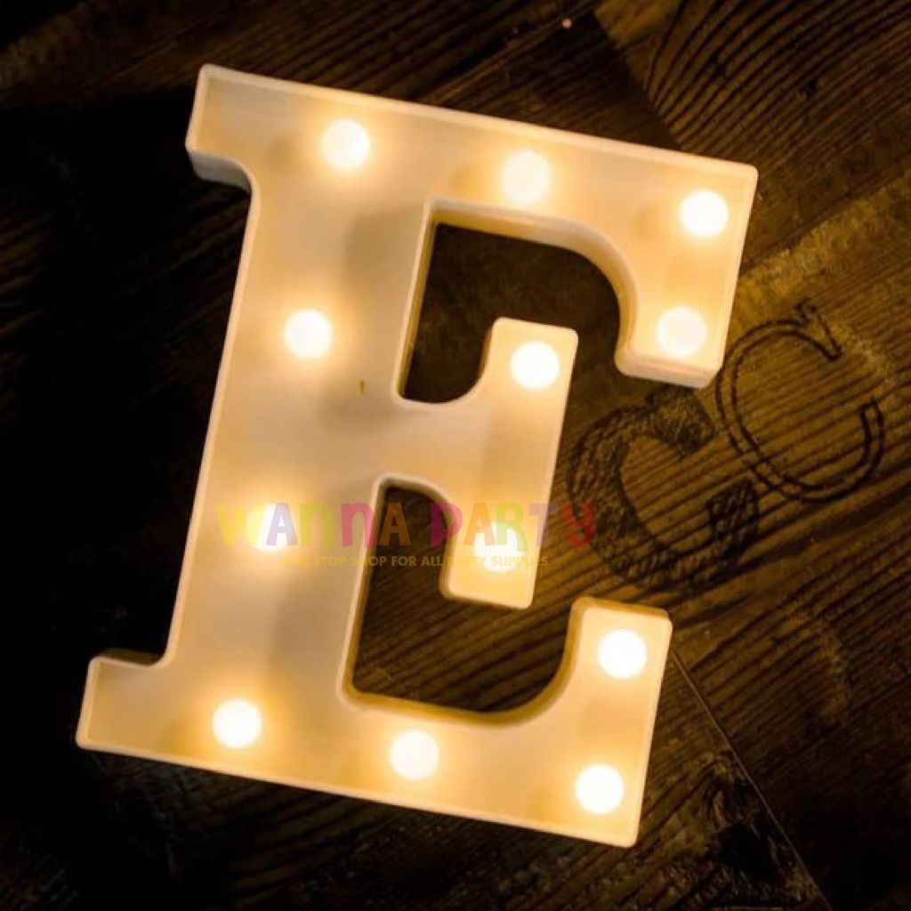 LED Marquee Alphabet Letter E - 1 PC - Party and Festive Needs | Buy online on ZillyBuy