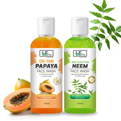 LEvee Facewash Offer 2 in 1 pack (100ml) each for Men & Women.