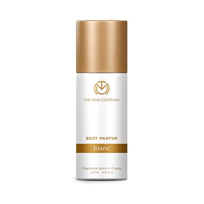 The Man Company Blanc Fresh Perfume For Man - 120Ml | Premium Luxury Long-Lasting Fragrance Spray | No Gas Deodorant For Man | Gift For Him | Anniversary fragrance gift | Fresh scent for daily office wear | The Man Company Blanc Fresh Perfume For Man - 1
