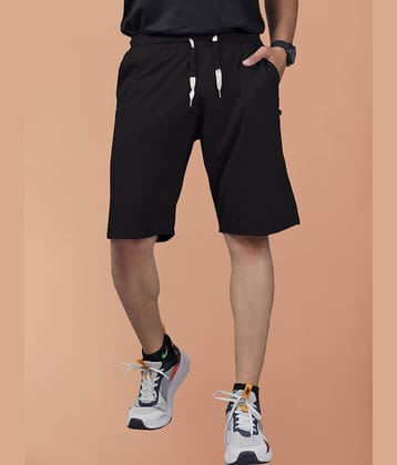 Septem Off White Cotton Blend Men's Shorts ( Pack of 2 )