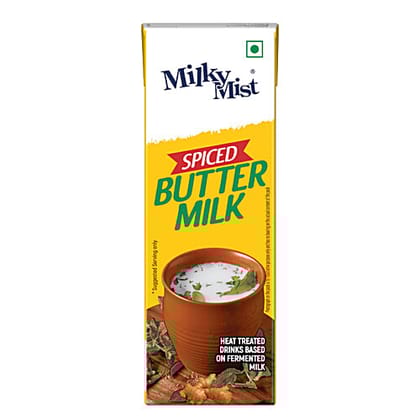Milky Mist Spiced Butter Milk - UHT, Excellent Source Of Vitamins, Calcium, 180 ml