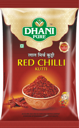 Dhani Pure Red Chilli/Lal Mirch Kutti , 100g (Premium Quality)
