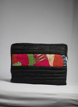Exclusive Laptop Sleeve with Intricate Kantha Work