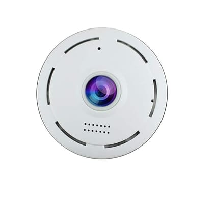 SMARTCAM Full HD WiFi Home Security CCTV Camera | 2MP 1080P 360 Angle with Dual Audio | WiFi V380 Pro Mobile App Conectivity | Cloud Storage, Night Vision & Motion Detection