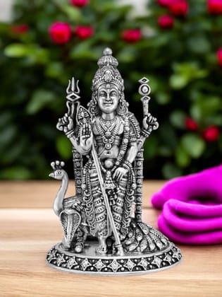 Pure Silver Kartikeya/ Velli Murugar Idol Idol-75 gm