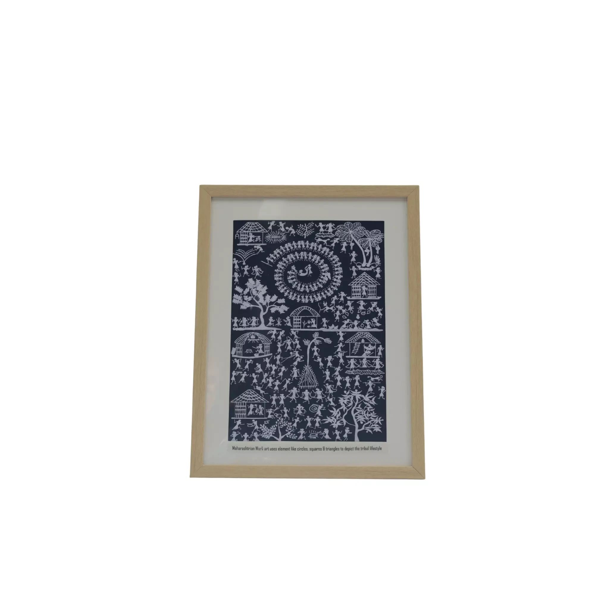 Tisser Handpainted Wrli frame