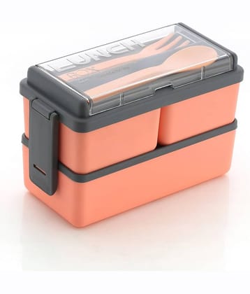 iview kitchenware Kids/College/Office Tiffin Plastic Lunch Box 3 - Container ( Pack of 1 )