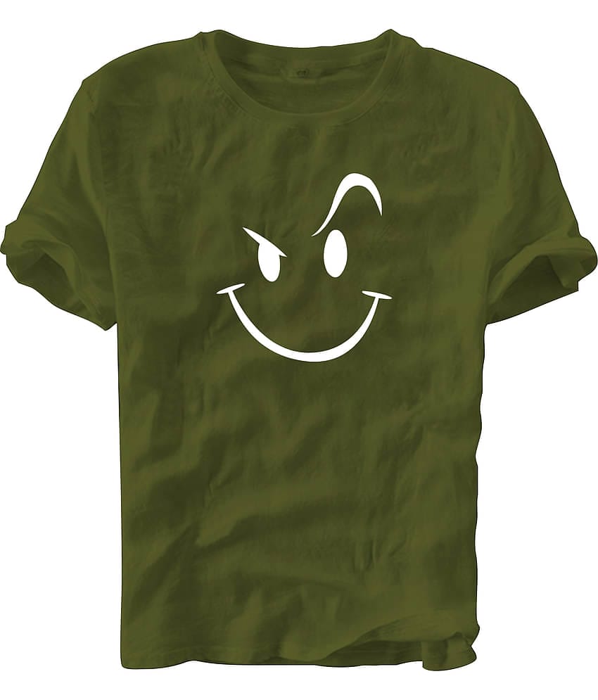 fashion and youth Pack of 1 Cotton Blend Relaxed Fit Men's T-Shirt ( Yellow )