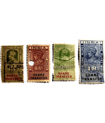 SUPER ANTIQUES GALLERY - VINTAGE STAMP SET 4 Stamps