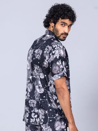 Men’s Cotton Shirt & Shorts Set | Luna-SHIRT / S