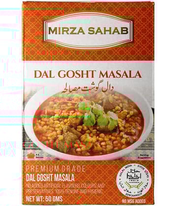 Mirza Sahab Dal Gosht Masala Instant Mix 50 gm Pack of 4